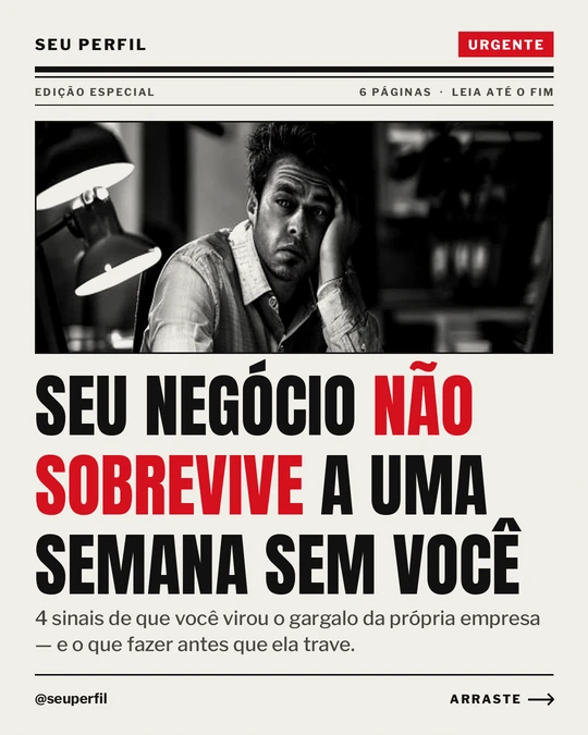 Carrossel padrão Manchete: capa de jornal com foto em preto e branco